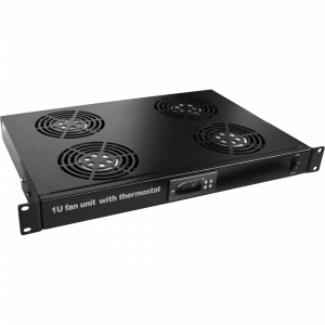 Блок вентиляторов 19" с термостатом